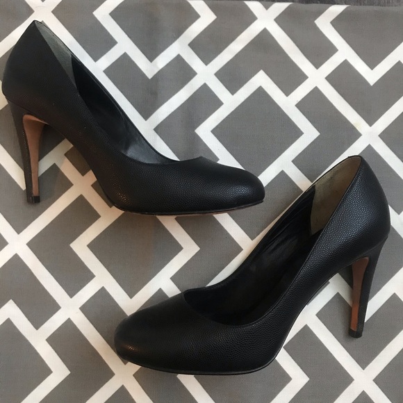 (EUC) Cole Haan Nike air black pumps round toe (7) - Picture 1 of 13